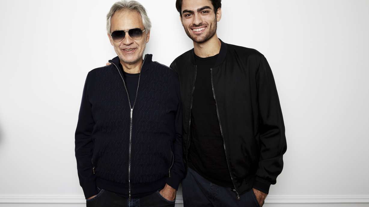 Andrea Bocelli teams up with his son for new duet