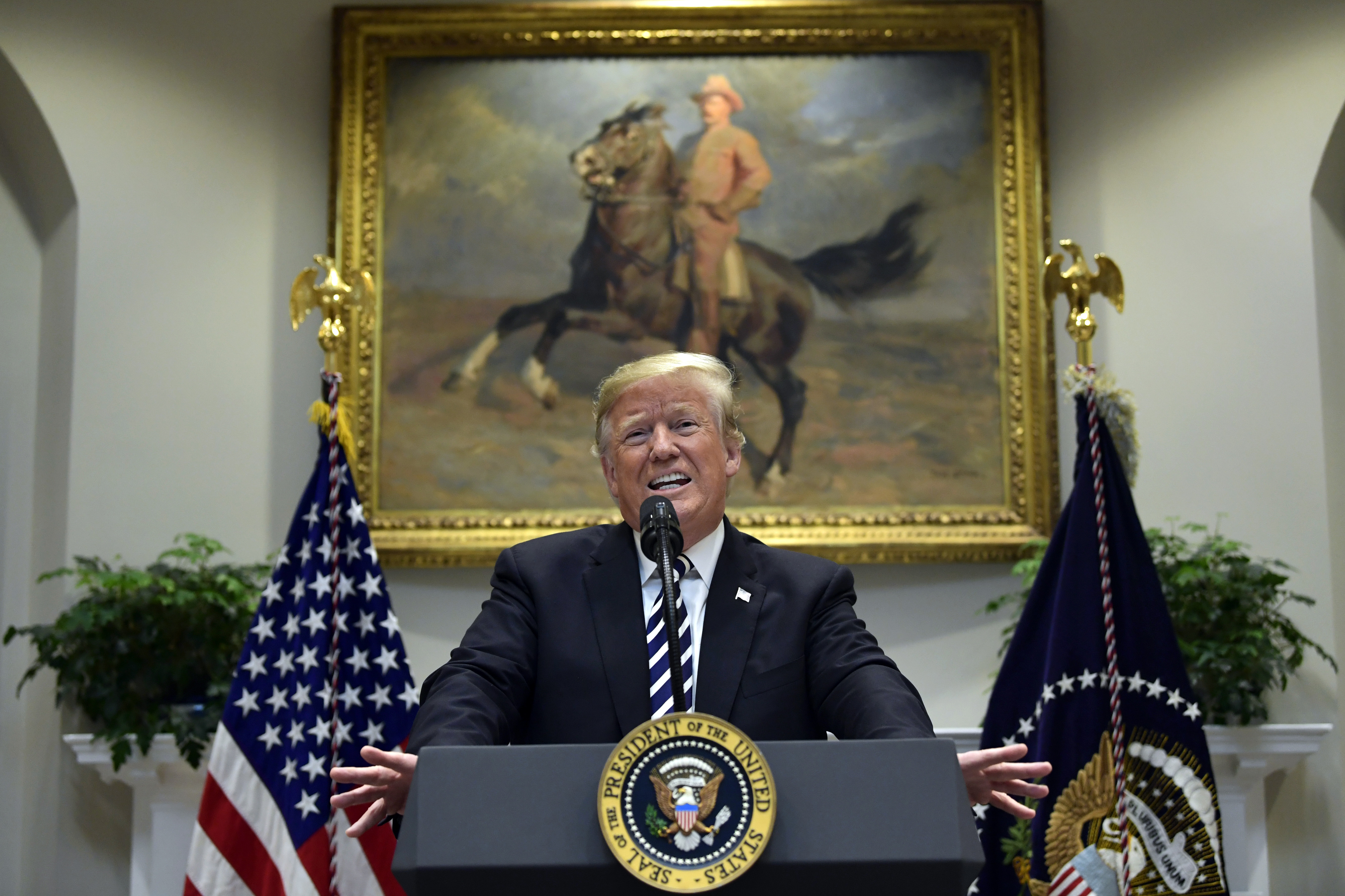 AP FACT CHECK: Trump-tweeted ad unfairly blames Democrats