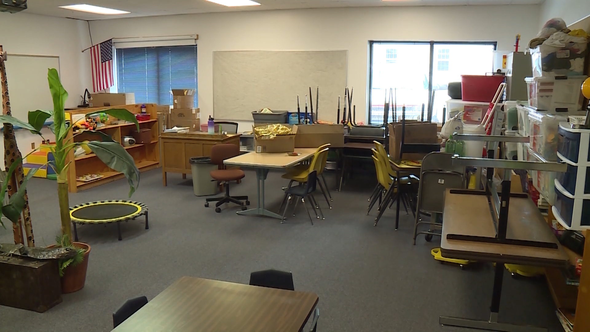 While the overall population of students in the Rich School District rarely sees any significant growth, a sharp increase in the number of special needs students has pushed school administrators to get creative in coming up with available spaces for those students to meet. (Photo: KSL TV)