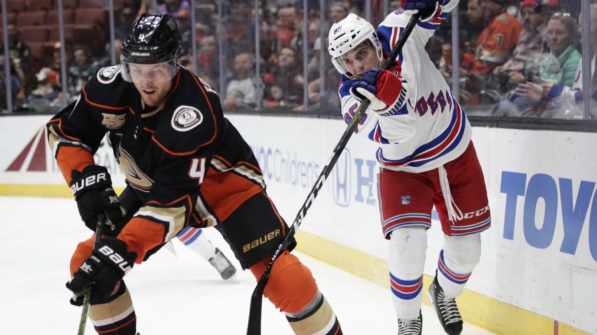 Rangers end road trip with 3-2 win over Ducks in shootout