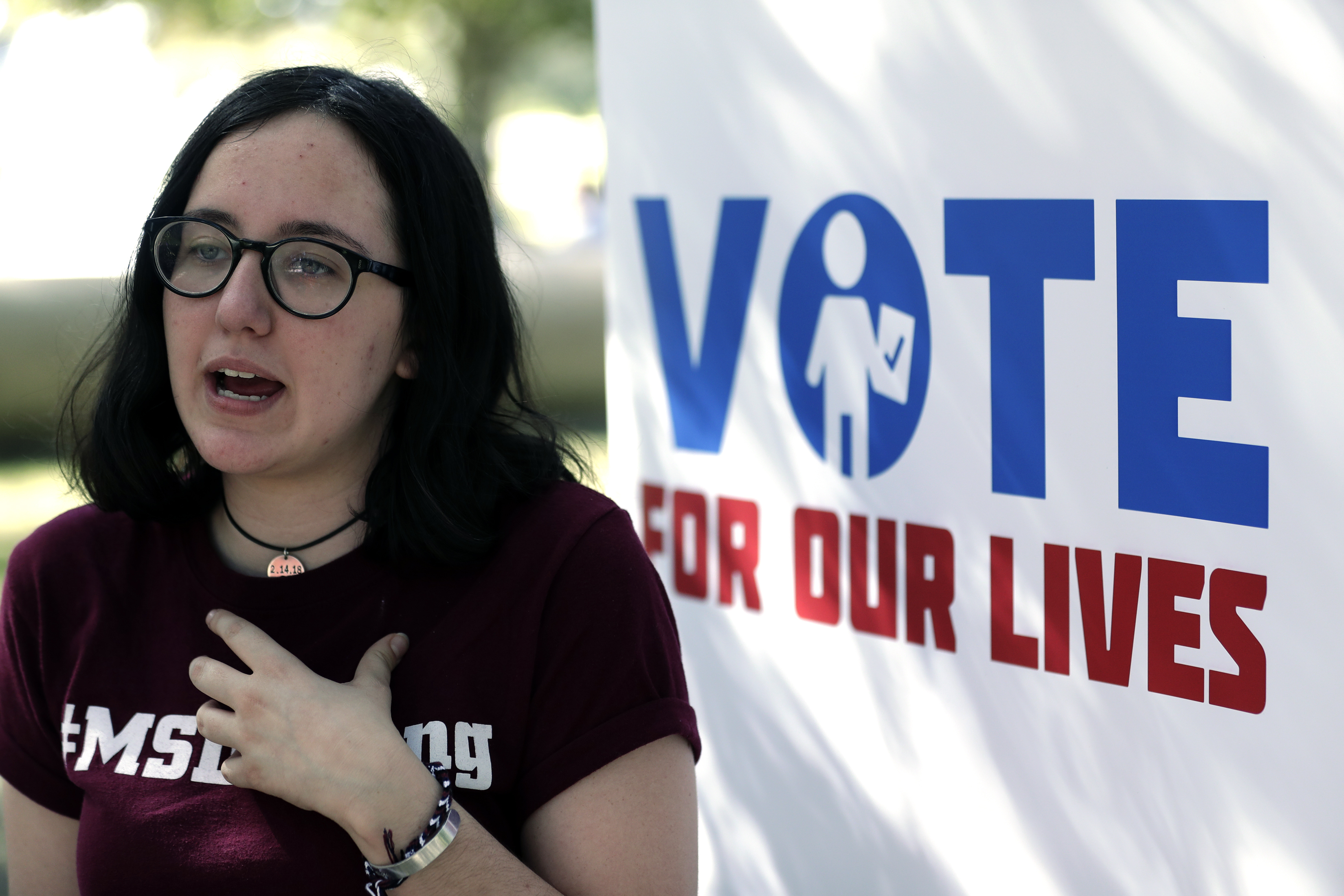 Parkland survivors vote for 1st time, months after massacre