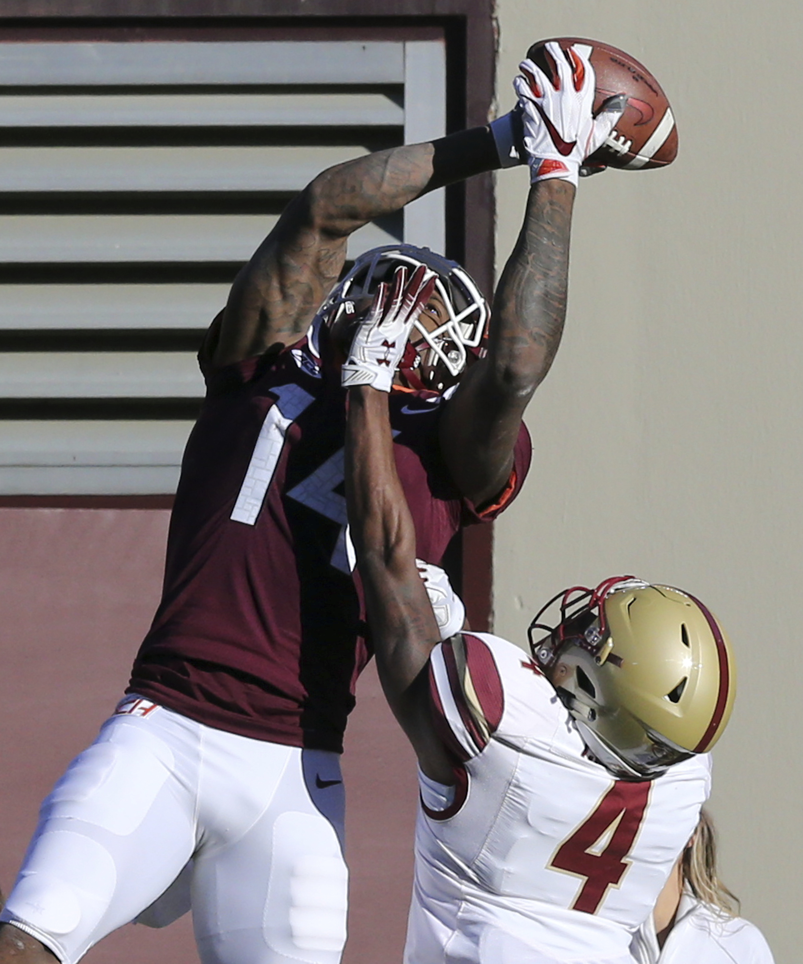 Levy runs No. 24 Boston College past Virginia Tech, 31-21