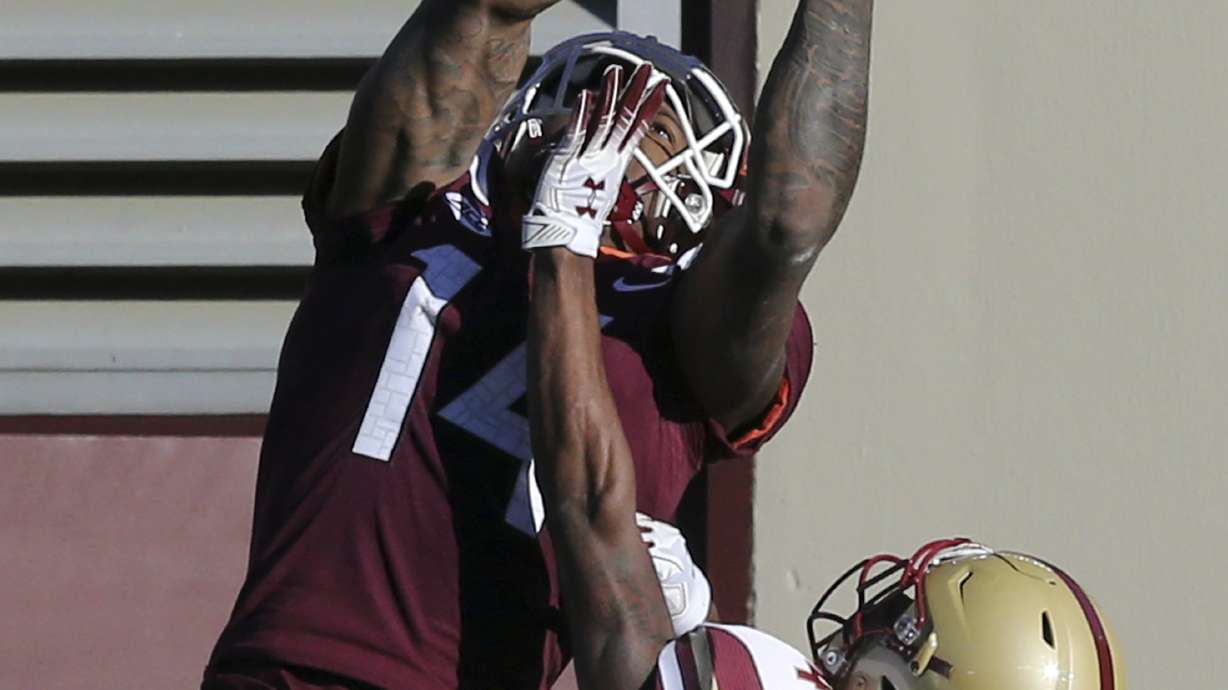 Levy runs No. 24 Boston College past Virginia Tech, 31-21