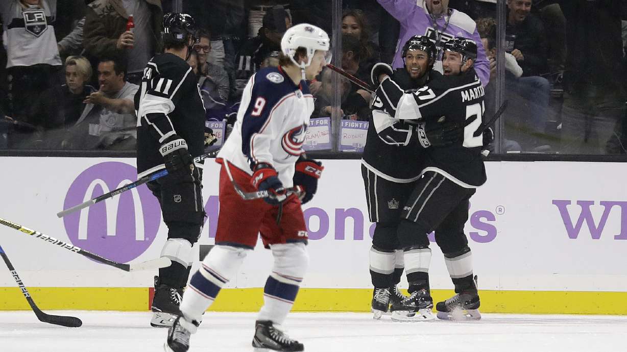 Carter, Campbell lead Kings past Blue Jackets 4-1