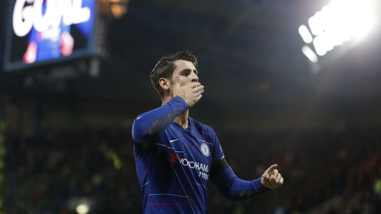 Morata double helps Chelsea sink Palace 3-1 in EPL
