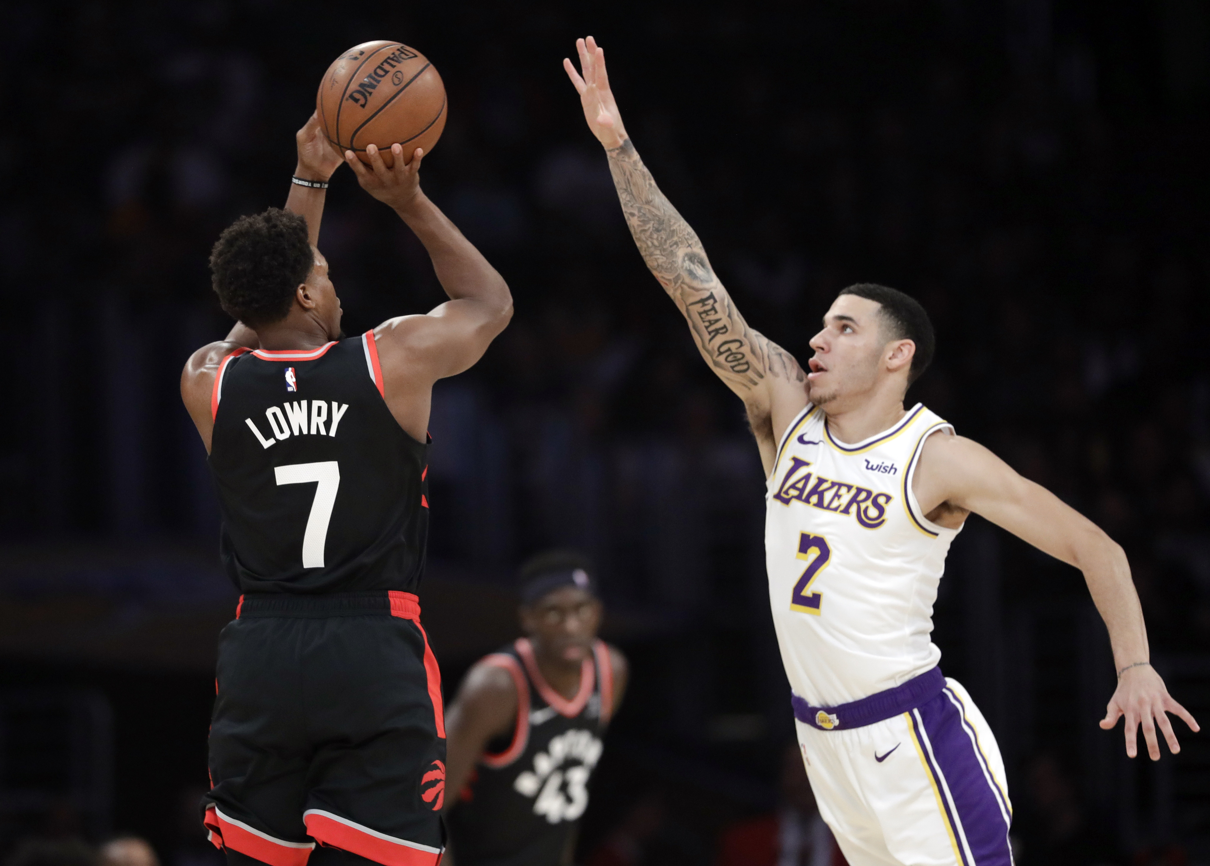 Ibaka's career-high 34 sends Raptors past Lakers, 121-107