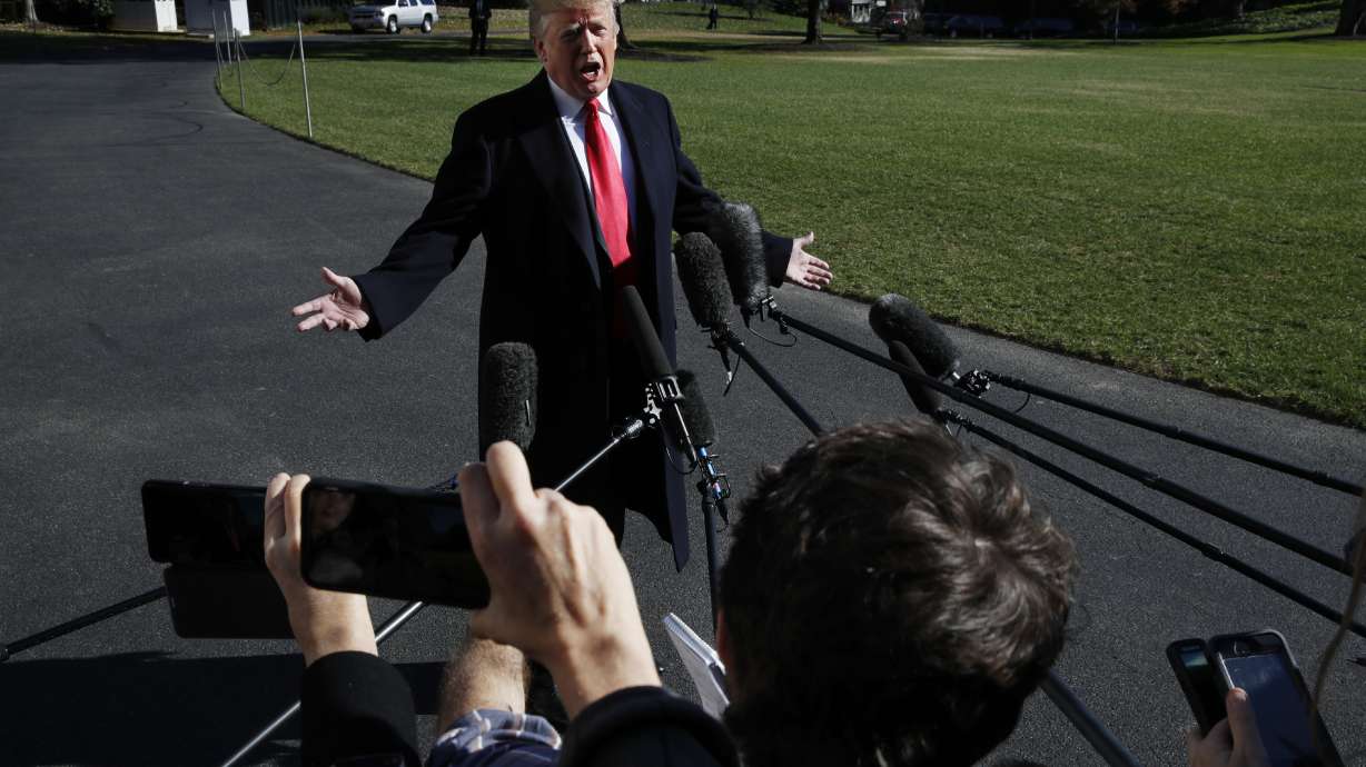 The Latest: Trump admits concern about Iran and oil prices