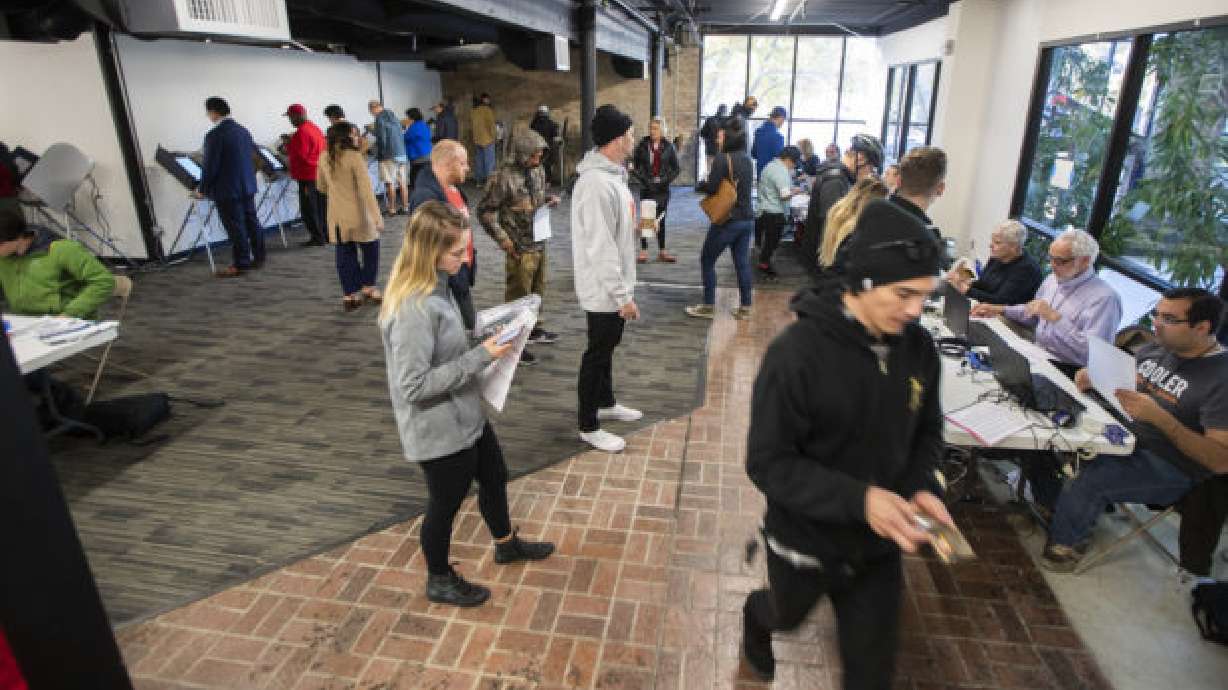 Utah County woman waits 3.5 hours to vote
