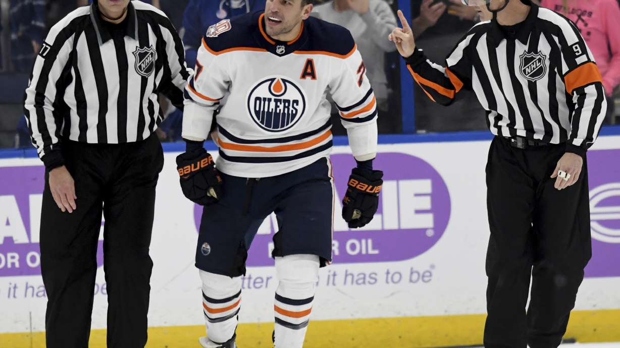 Oilers' Lucic fined $10K for hit on Lightning's Joseph