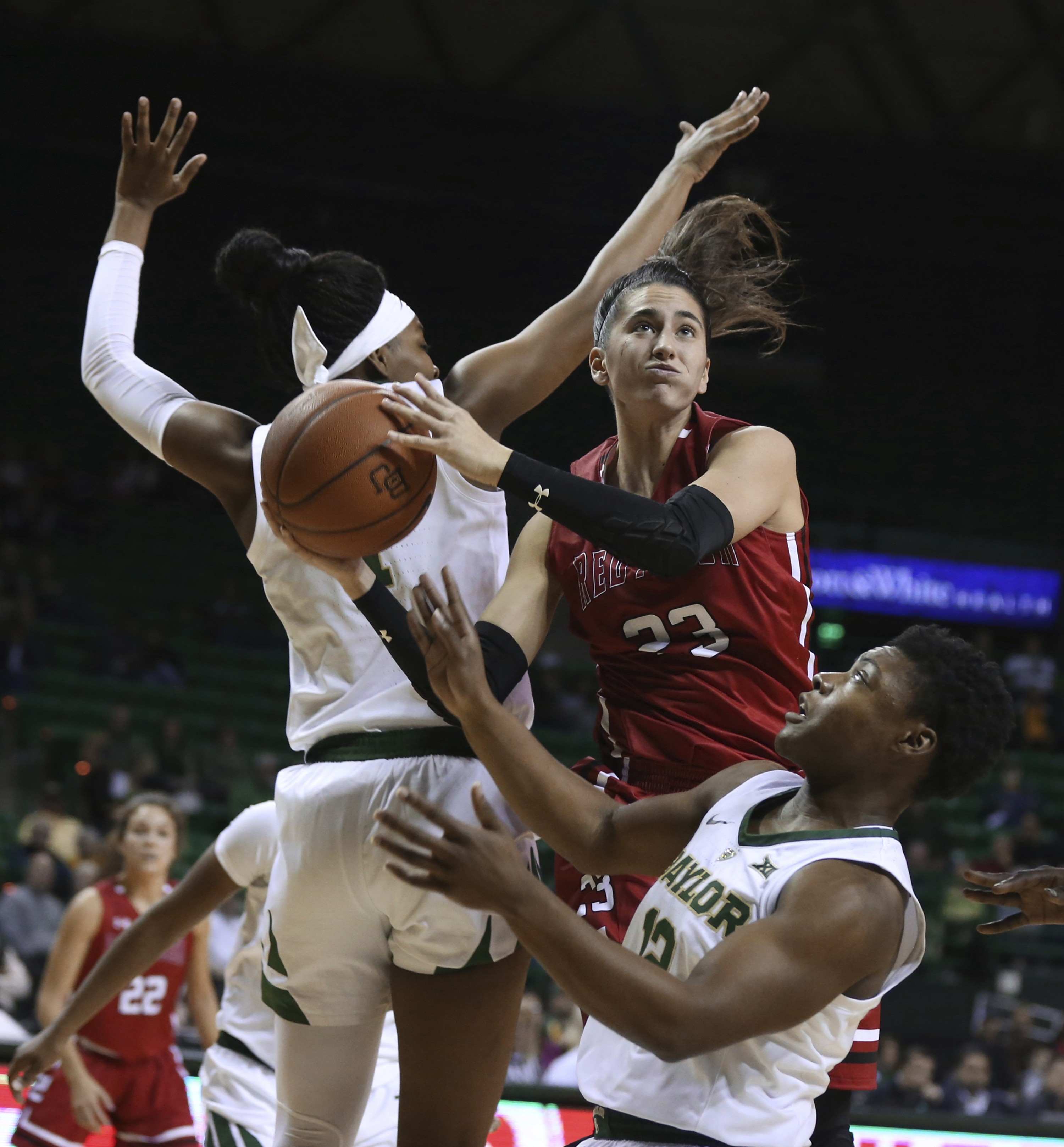 No. 4 Baylor women roll past 3-firing Saint Francis, 116-58