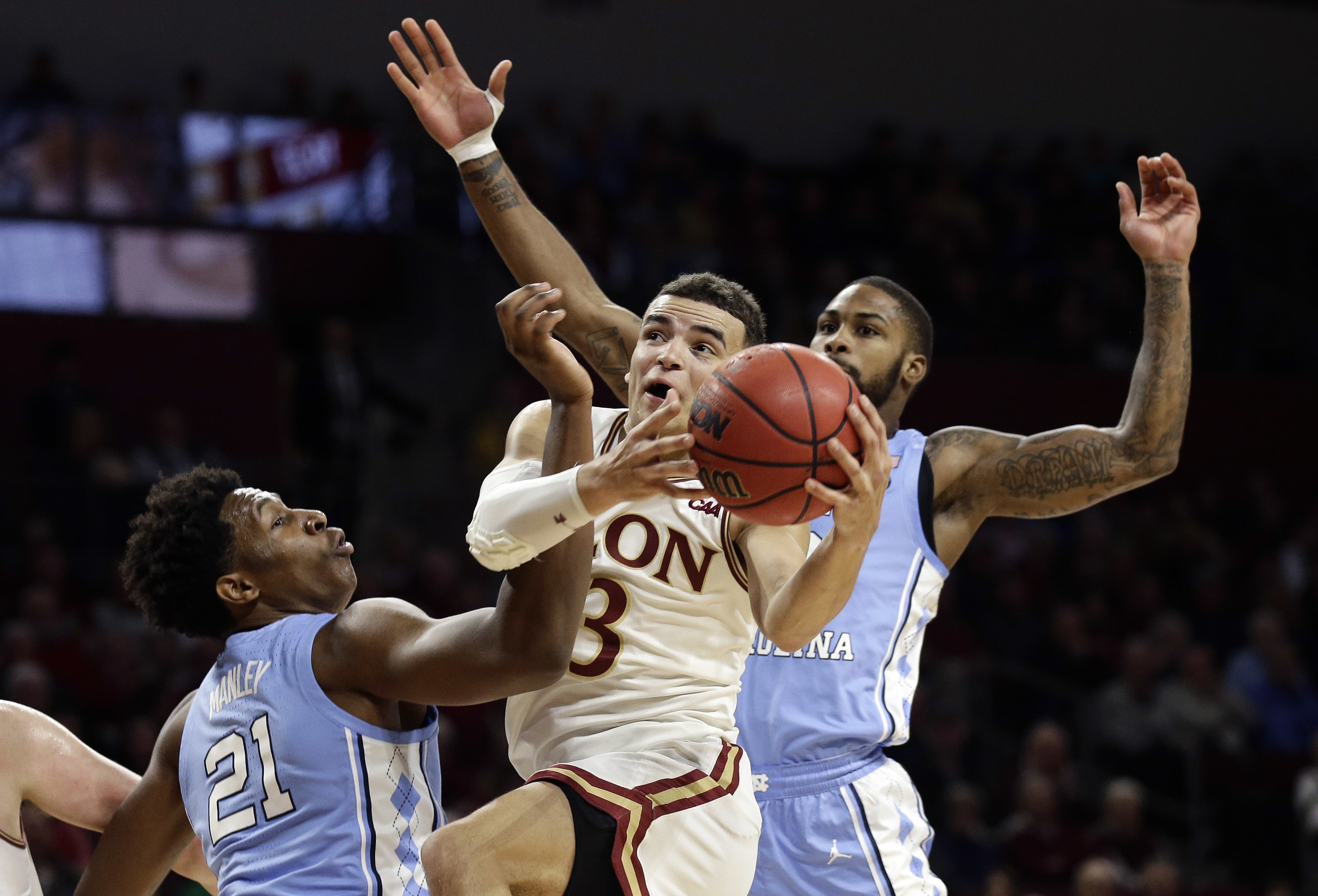Johnson, Little lead No. 8 North Carolina past Elon, 116-67