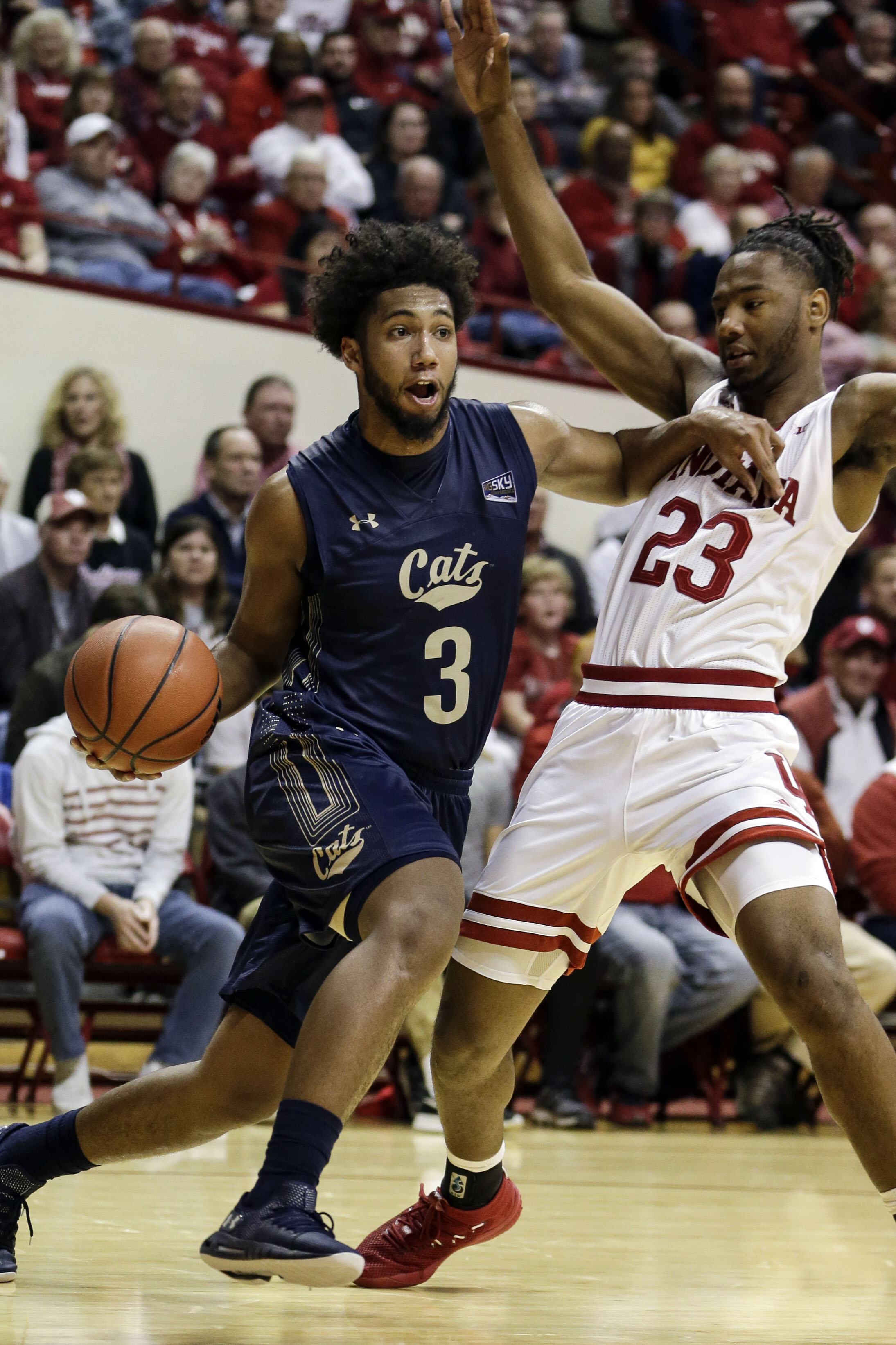 Hoosiers' stout defense shuts down Montana St. 80-35