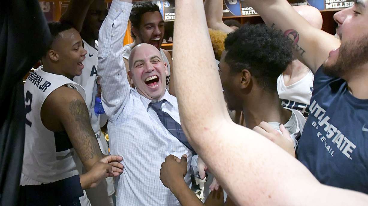 Utah State tops Hartford 100-73 behind Brown's 24 points