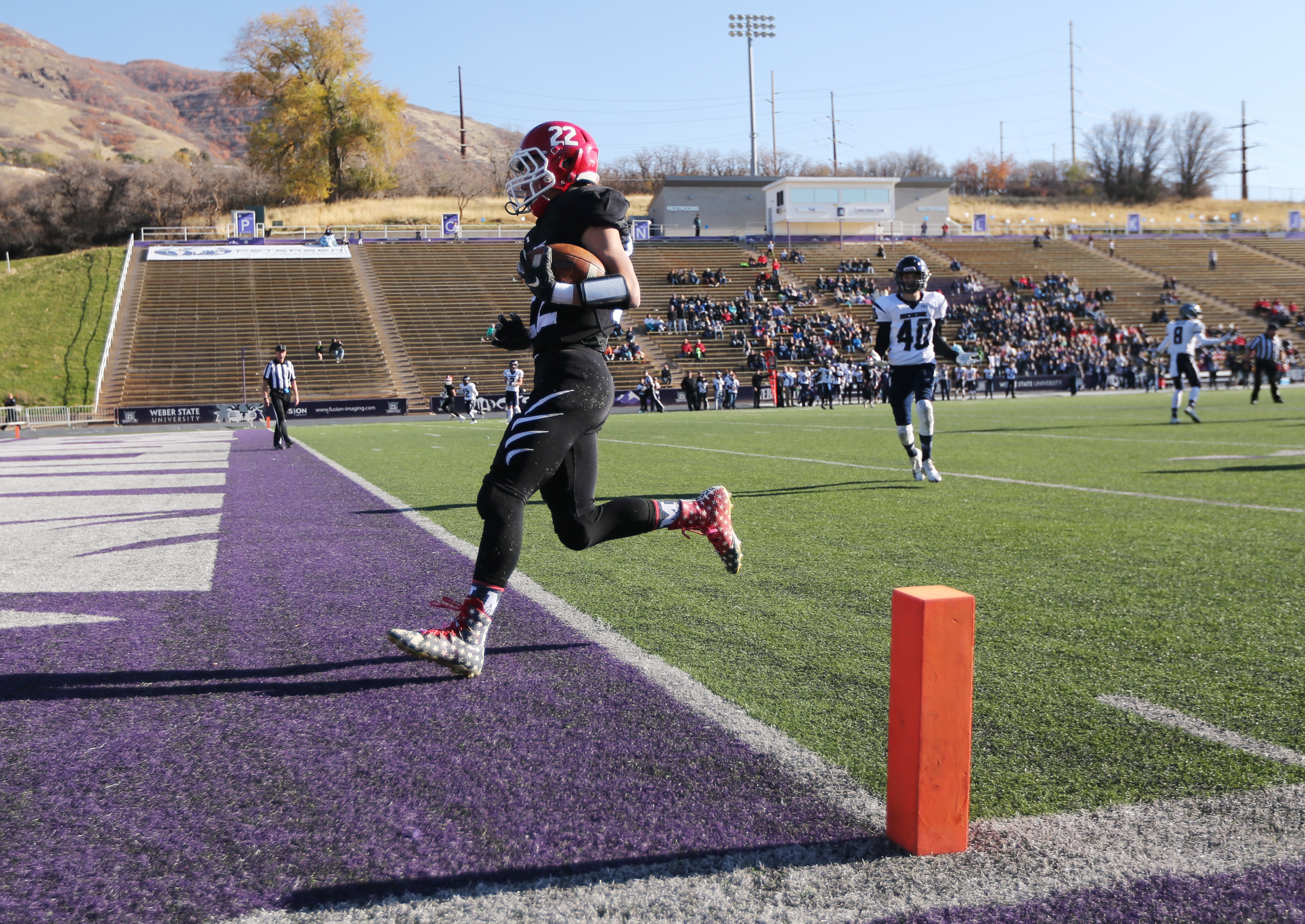 Duchesne and Milford play in the 1A state football championship at Weber State's Stewart Stadium in Ogden on Saturday, Nov. 10, 2018. (Photo: Scott G Winterton for KSL)