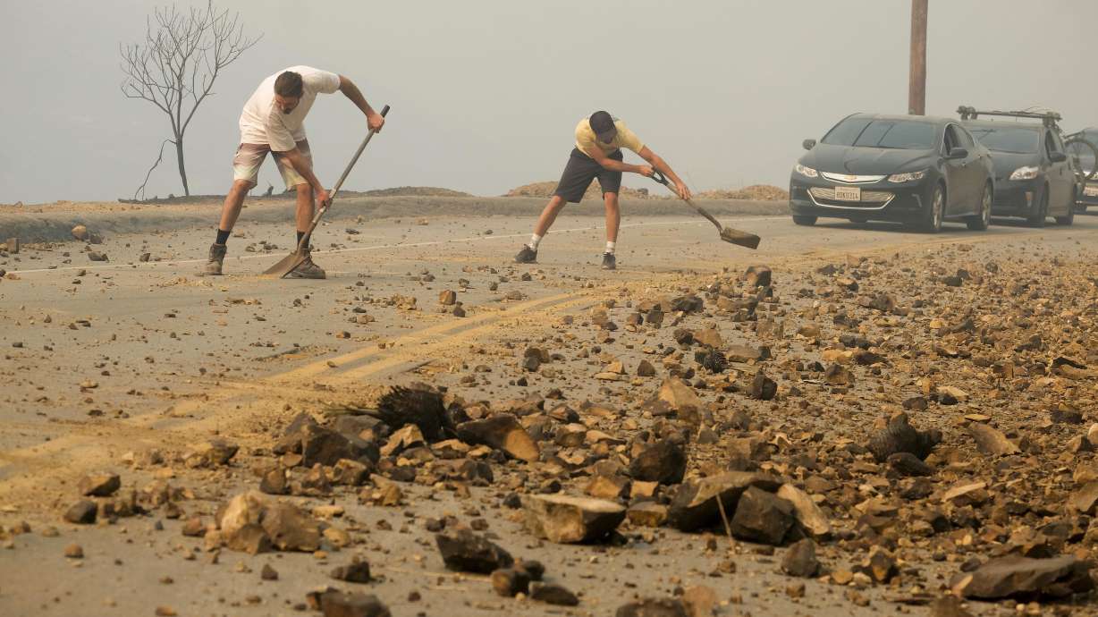 Winds cause flare-ups of big Southern California wildfire