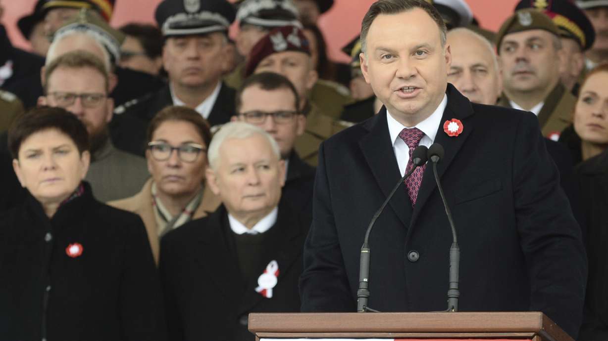 The Latest: Crowds gather for Poland's independence march