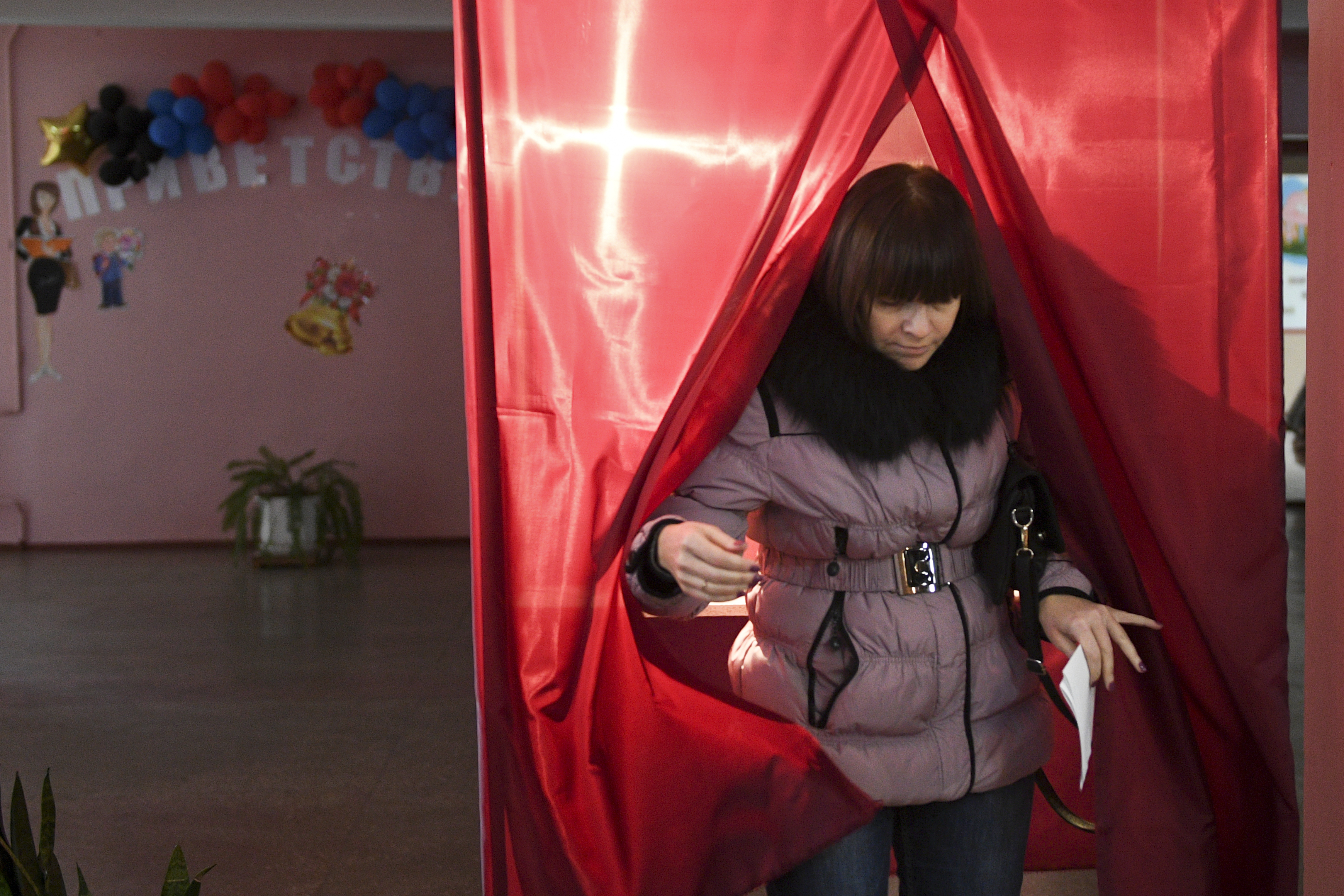 Clarification: Ukraine-Rebel Elections story