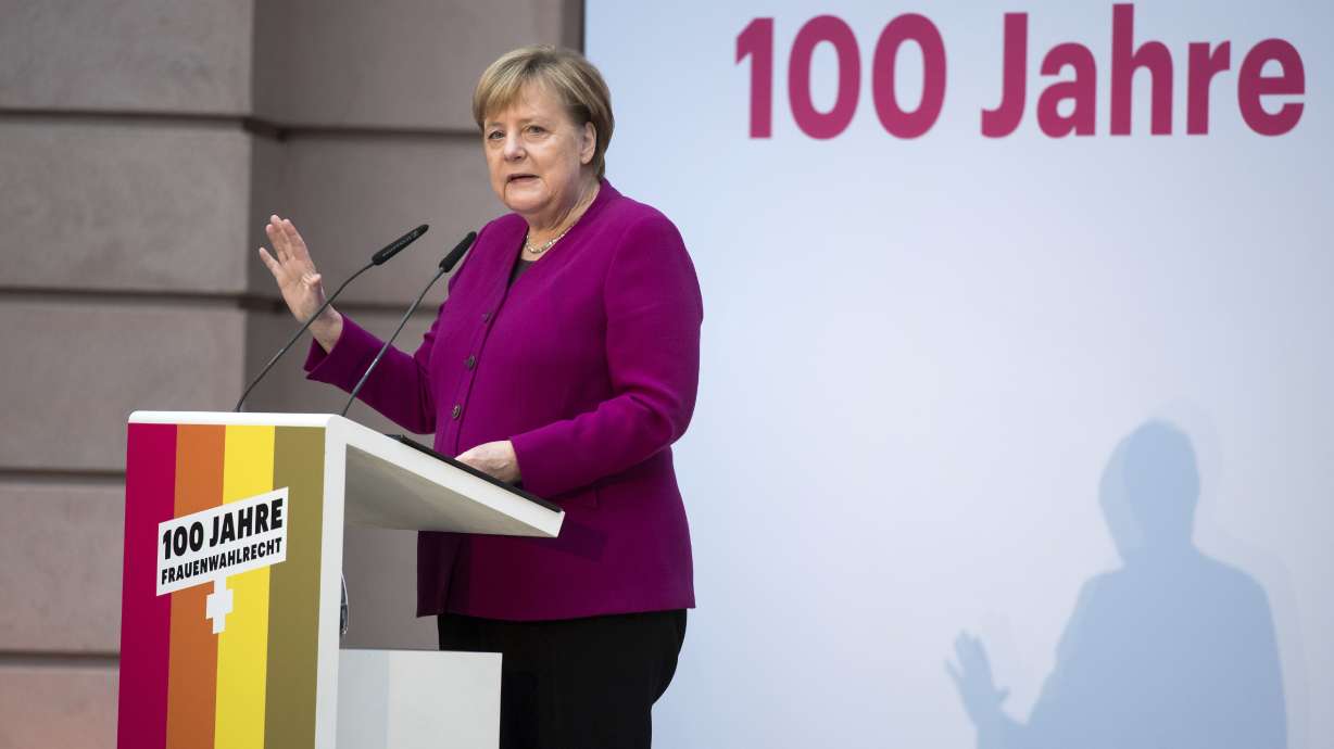 Merkel says Germany has a way to go on gender equality