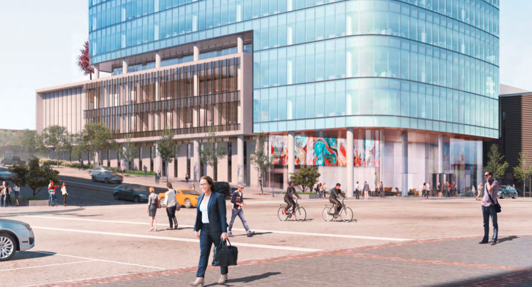 City Creek Reserve, a real estate arm of The Church of Jesus Christ of Latter-day Saints, has submitted preliminary plans to the Salt Lake City Planning Commission to build a 28-story office building near the corner of State Street and 100 South. (Photo: Salt Lake City Planning Commission)