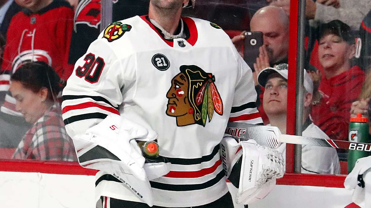 Aho scores in OT, Hurricanes beat Blackhawks 3-2