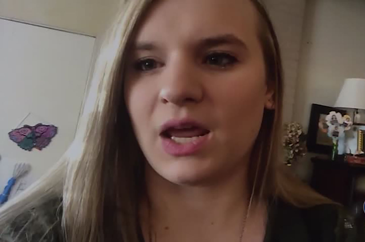 “We’re just making memories while we can,” said Kira Bracken on a FaceTime call from Oregon. Photo: KSL TV