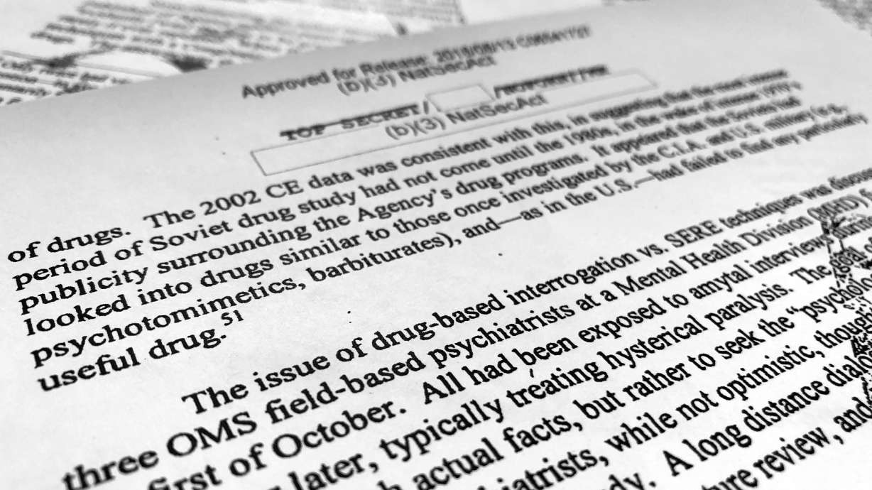 CIA considered potential truth serum for terror suspects