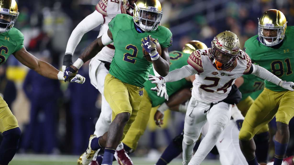 RB Dexter Williams finds footing with No. 3 Irish