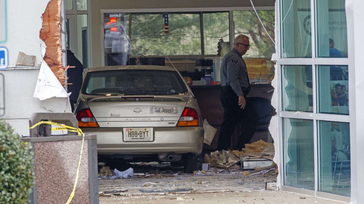 Most hurt in crash at Social Security office out of hospital
