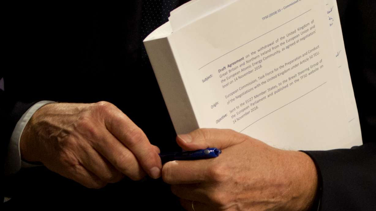 Key points in the draft EU-UK Brexit deal