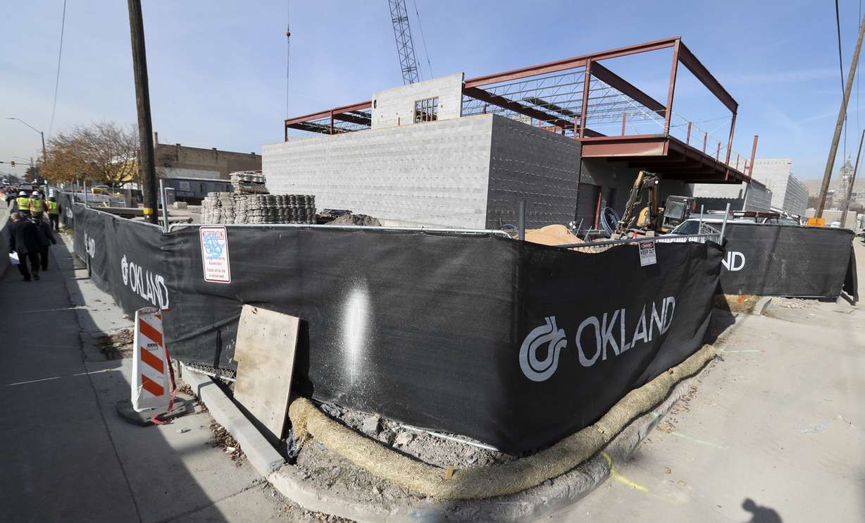 Construction continues at the new Homeless Resource Center at 131 E. 700 South in Salt Lake City on Thursday, Nov. 15, 2018. (Photo: Steve Griffin, KSL)