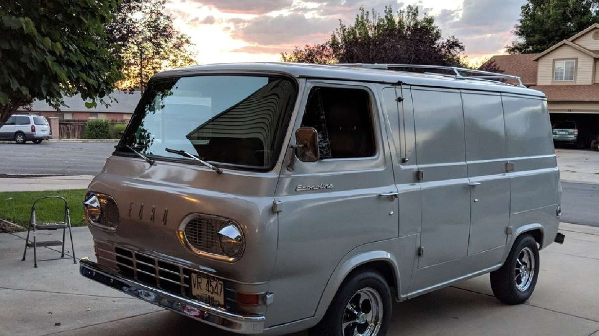Sandy man's '64 Ford custom cargo van is full of 'good vibes'