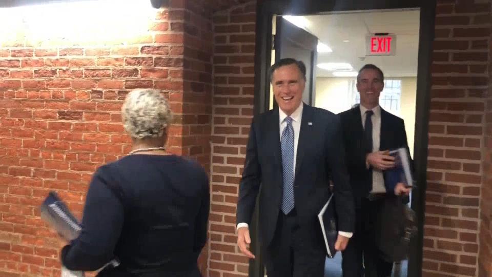 Senator-elect Mitt Romney in Washington, D.C. on Thursday, Nov. 15, 2018. (Photo: KSL TV)