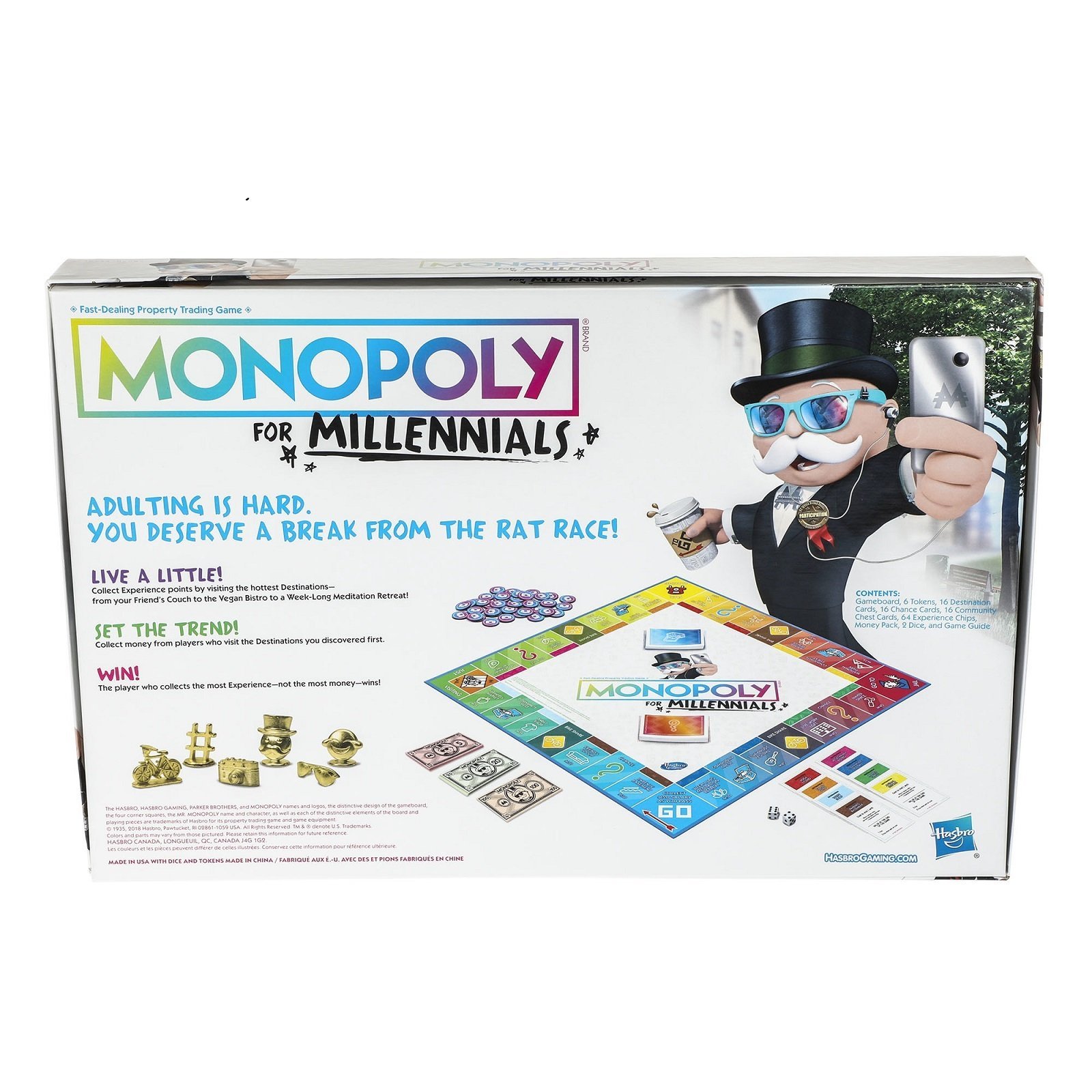 Monopoly for Millennials is not about real estate because 'you can't afford it anyway,' Hasbro says