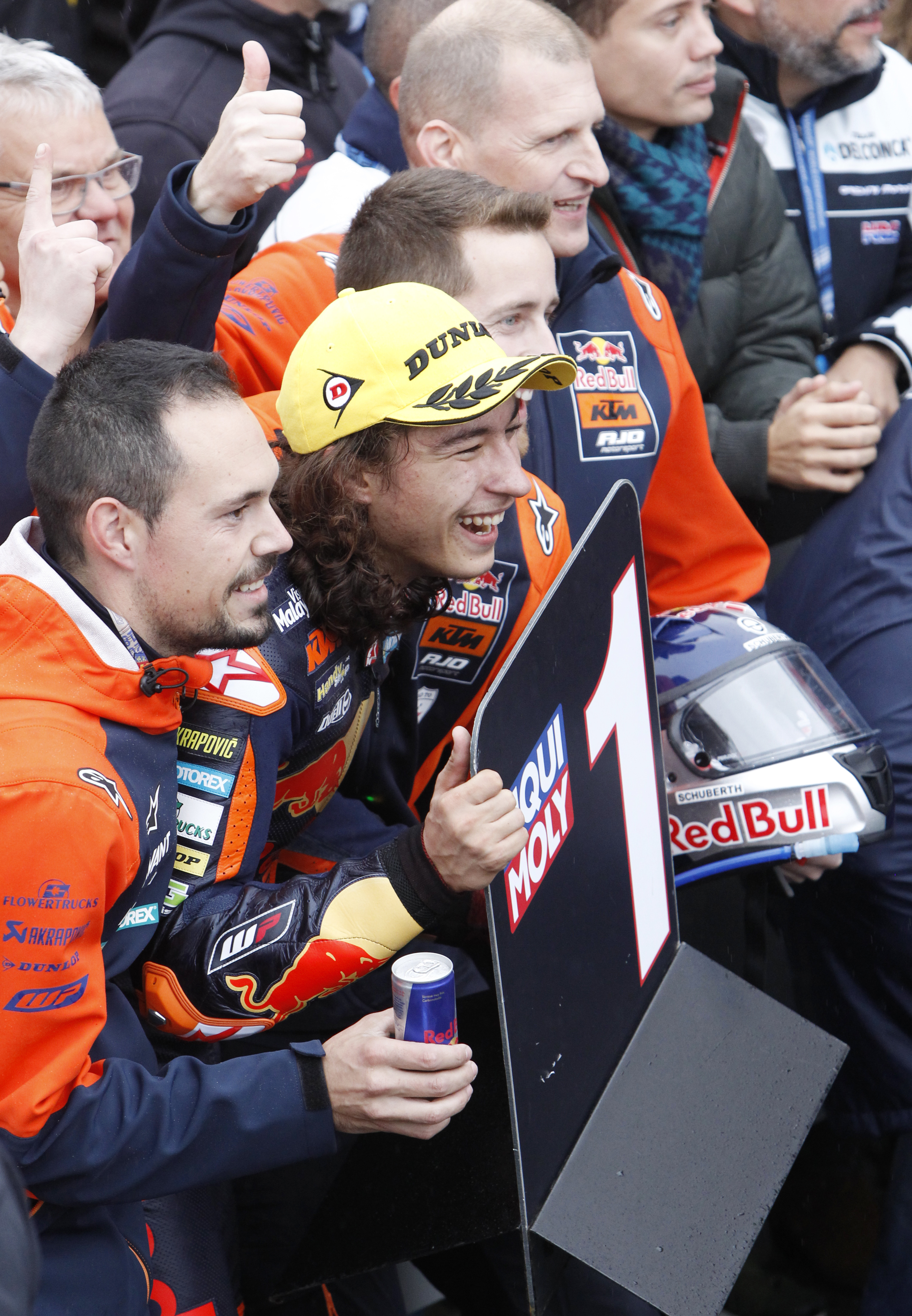 15-year-old Turkish rider Oncu wins in his 1st Moto3 race