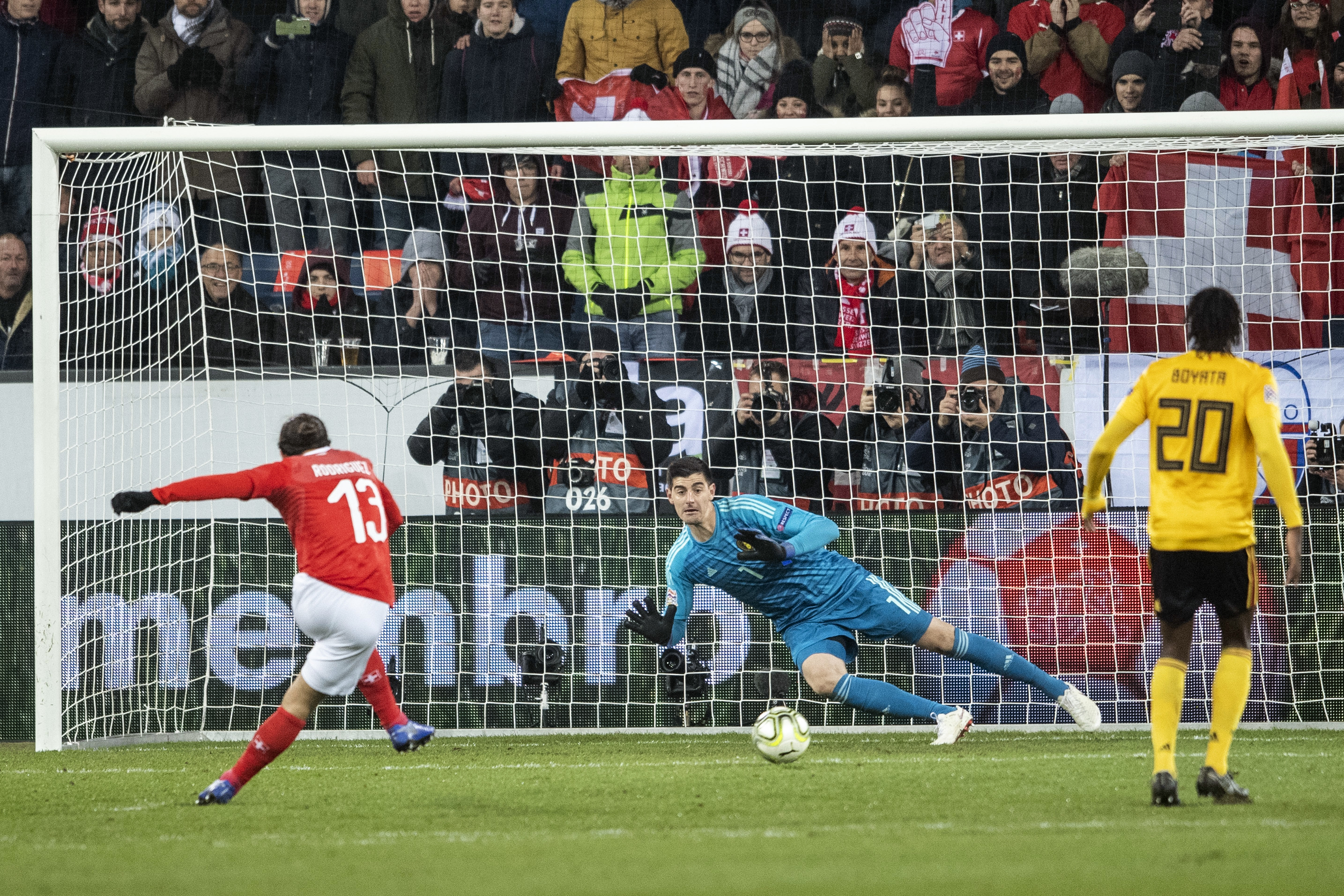 Swiss stun Belgium 5-2 to make Final 4 in Nations League