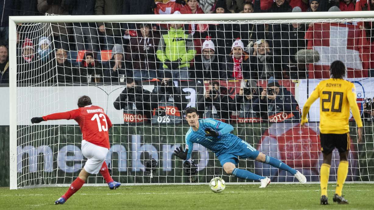 Swiss stun Belgium 5-2 to make Final 4 in Nations League