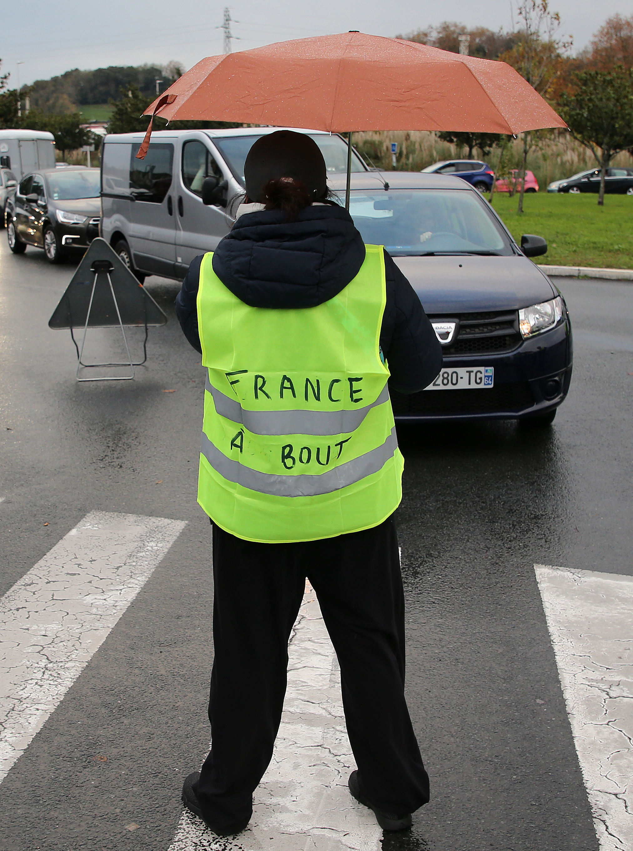 French minister says fuel tax protests smaller, more violent