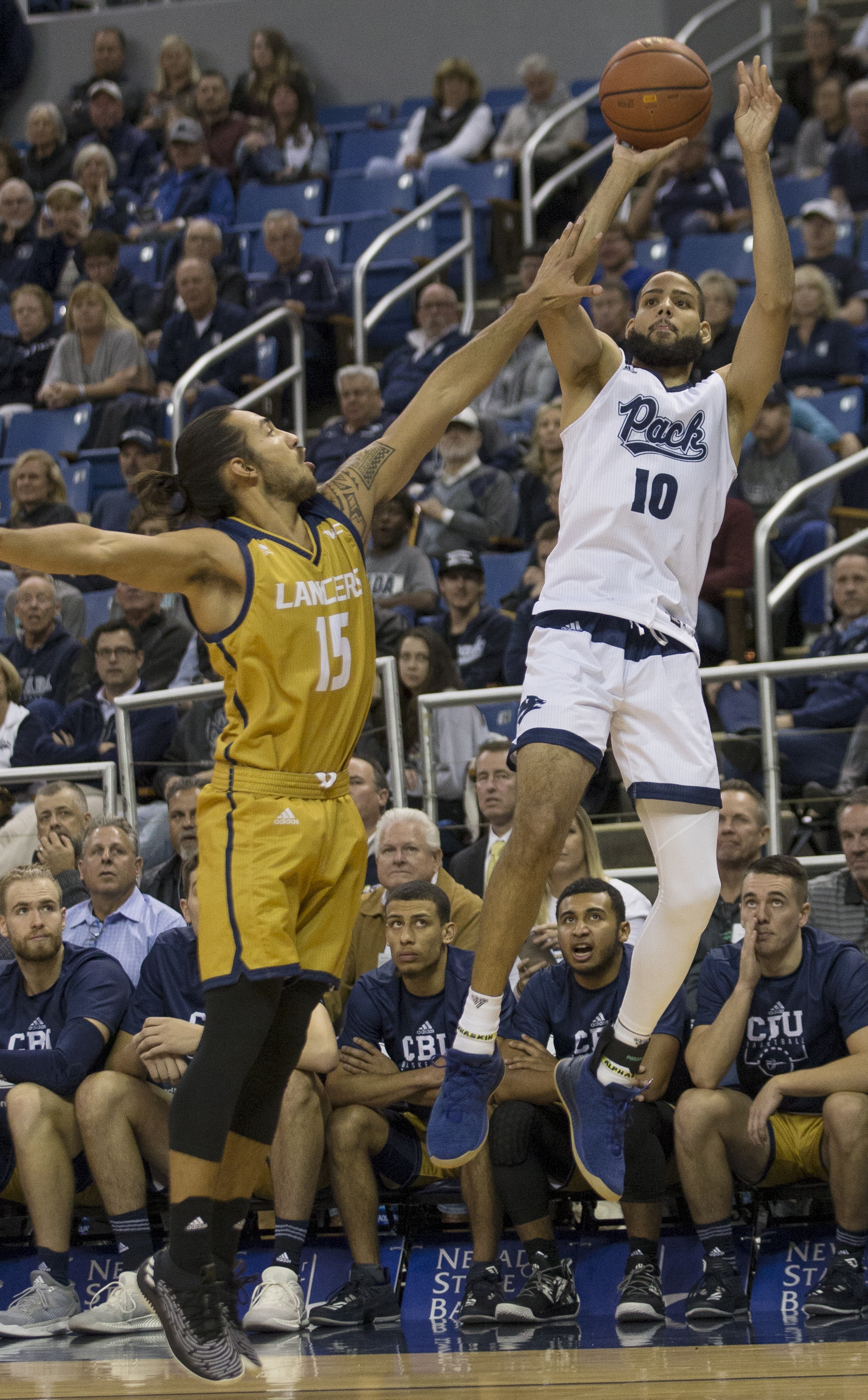 No. 6 Nevada spears Cal Baptist Lancers, 90-55