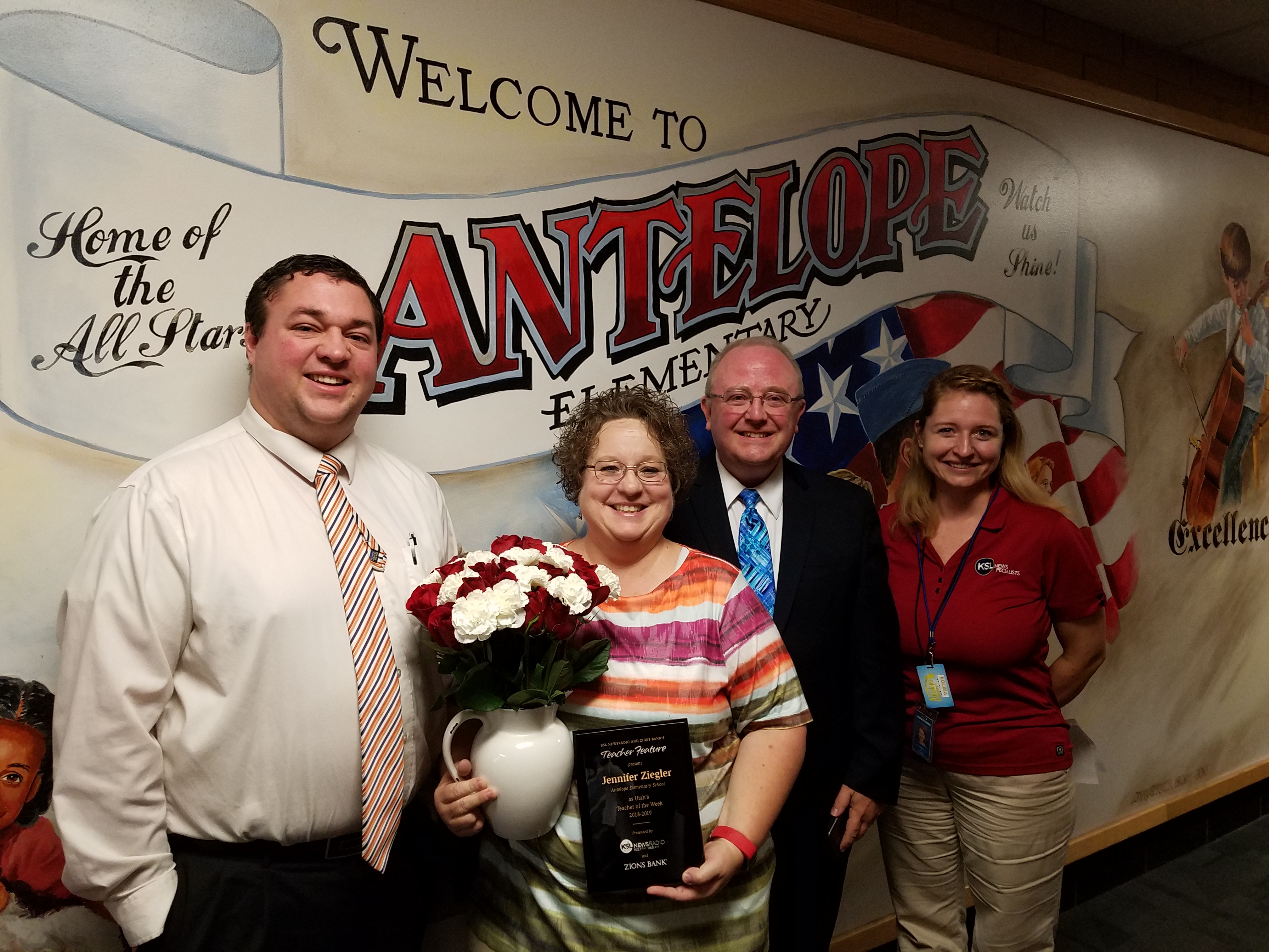Jennifer Ziegler of Antelope Elementary