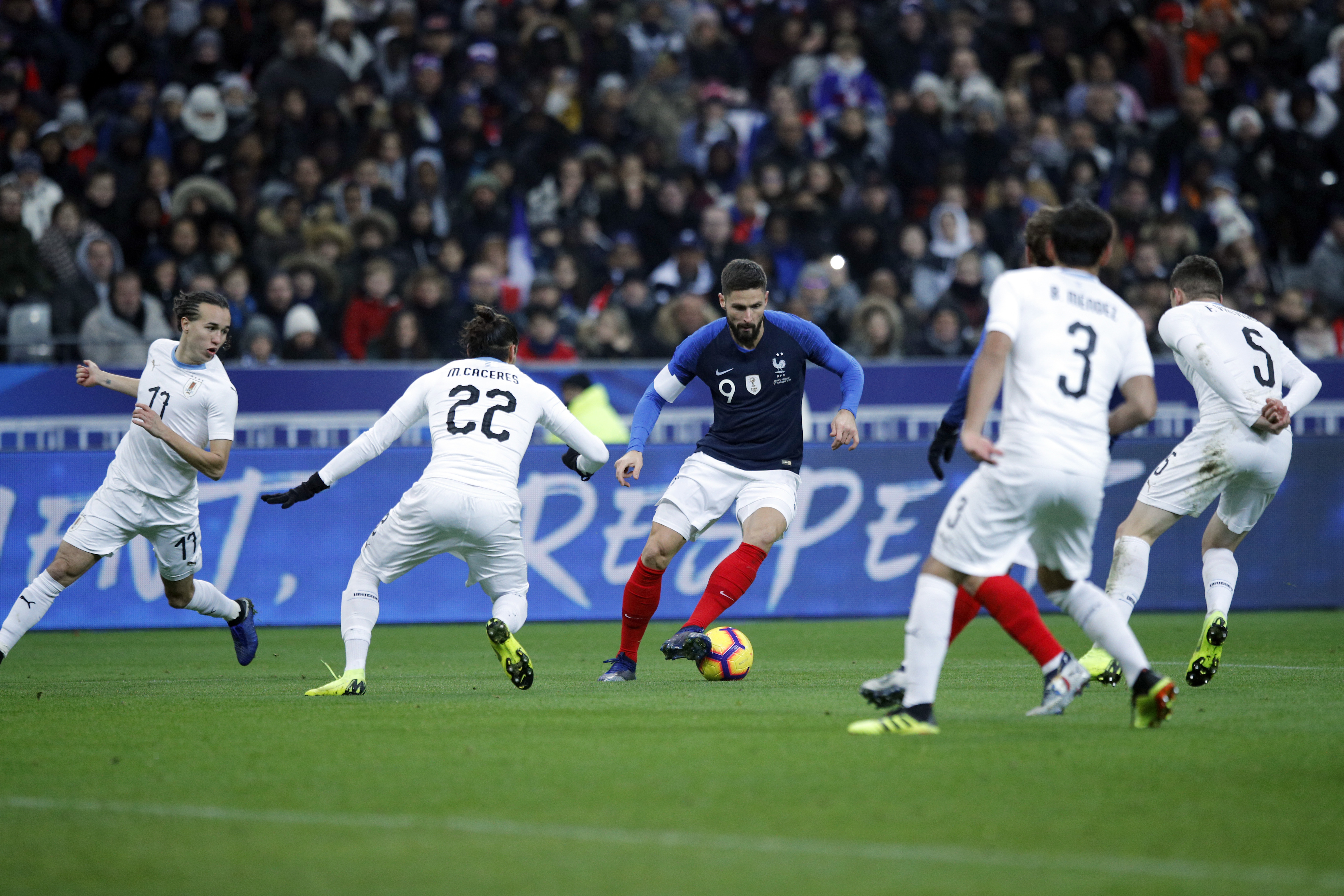 World champion France beats Uruguay to cap successful year