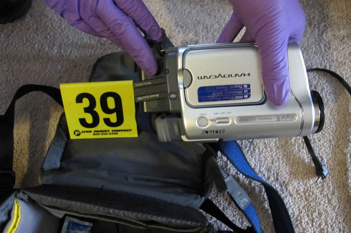 West Valley police seized this Hi8 camcorder belonging to Steven Powell from his home in South Hill, Wash., while serving a search warrant on Aug. 25, 2011. Powell used this camcorder or one like it to record video of his daughter-in-law Susan Powell, often without her knowledge or consent. (Photo: West Valley City Police Department)