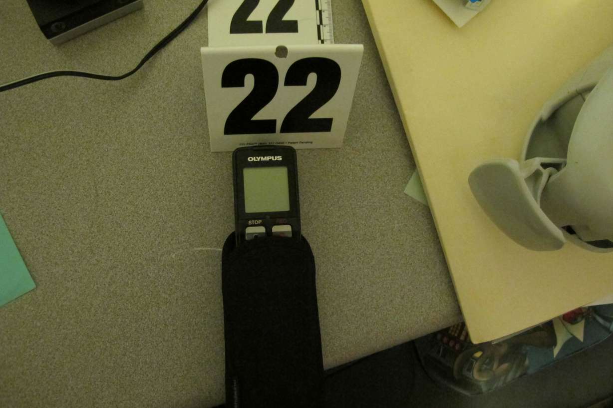 West Valley police seized this digital audio recorder belonging to Josh Powell from his father Steven's home in South Hill, Wash., while serving a search warrant on Aug. 25, 2011. (Photo: West Valley City Police Department)