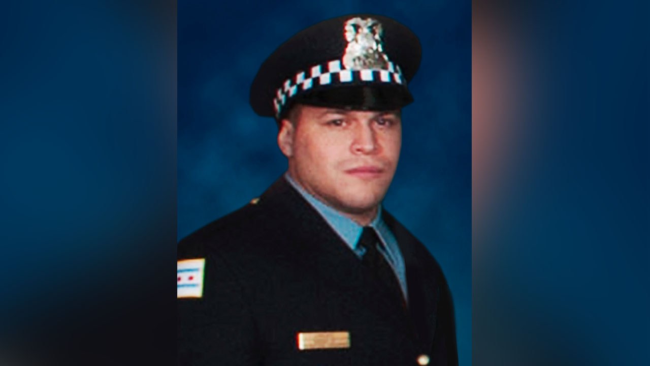 This undated photo provided by the Chicago Police Department shows Chicago Police officer Samuel Jimenez, who was fatally shot Monday, Nov. 19, 2018, at Mercy Hospital on the city's South Side. Jimenez joined the department in February 2017 and had recently completed his probationary period. The shooter, Juan Lopez, also killed an emergency room doctor and a pharmacist. Lopez also died at the scene. (Lew Arceo/Chicago Police Department via AP)