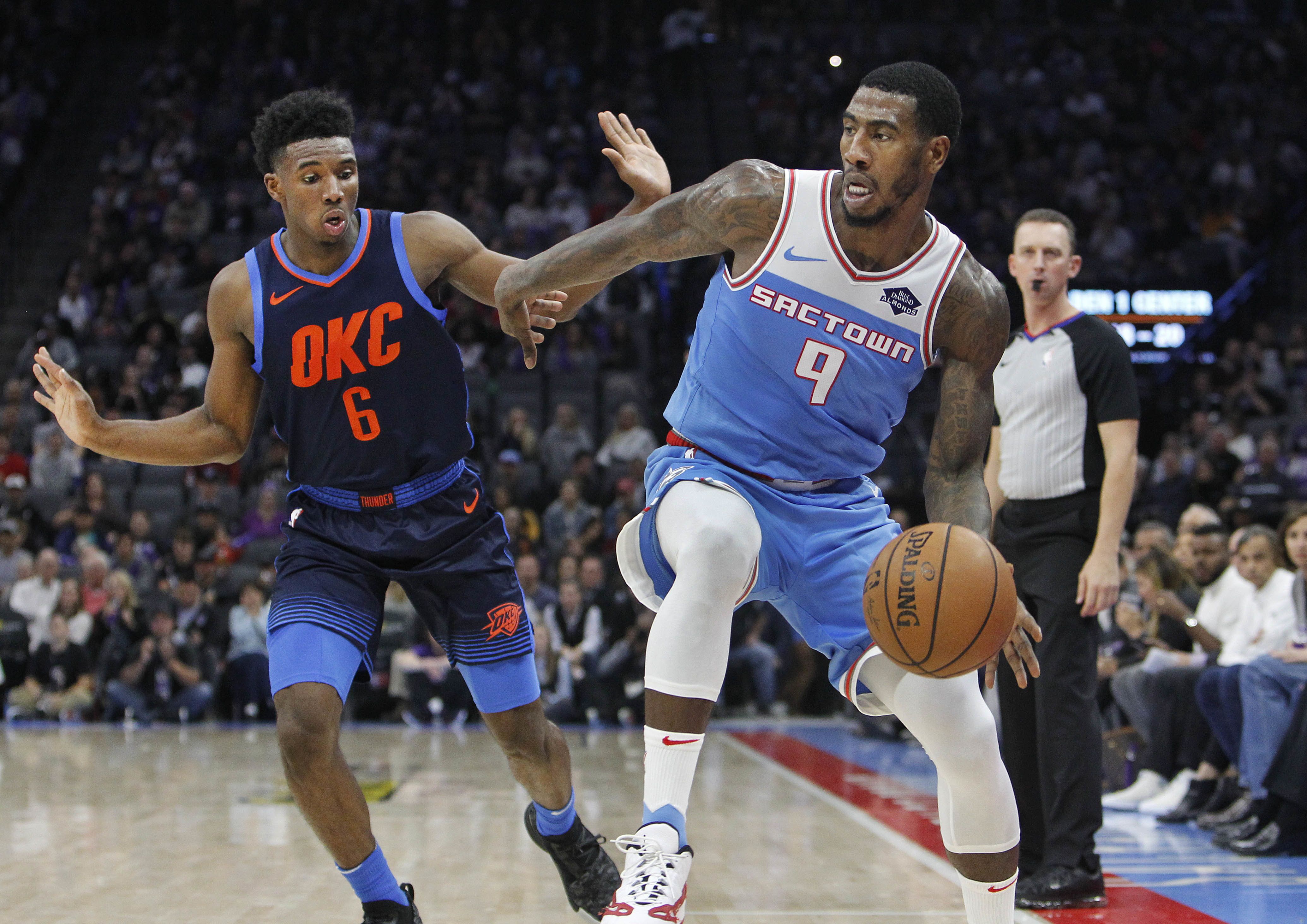 Thunder rookie Diallo avoids serious leg injury after fall