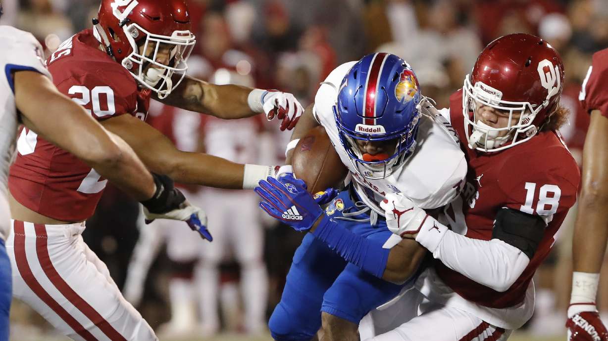 Texas aims for Big 12 title game in return to Kansas