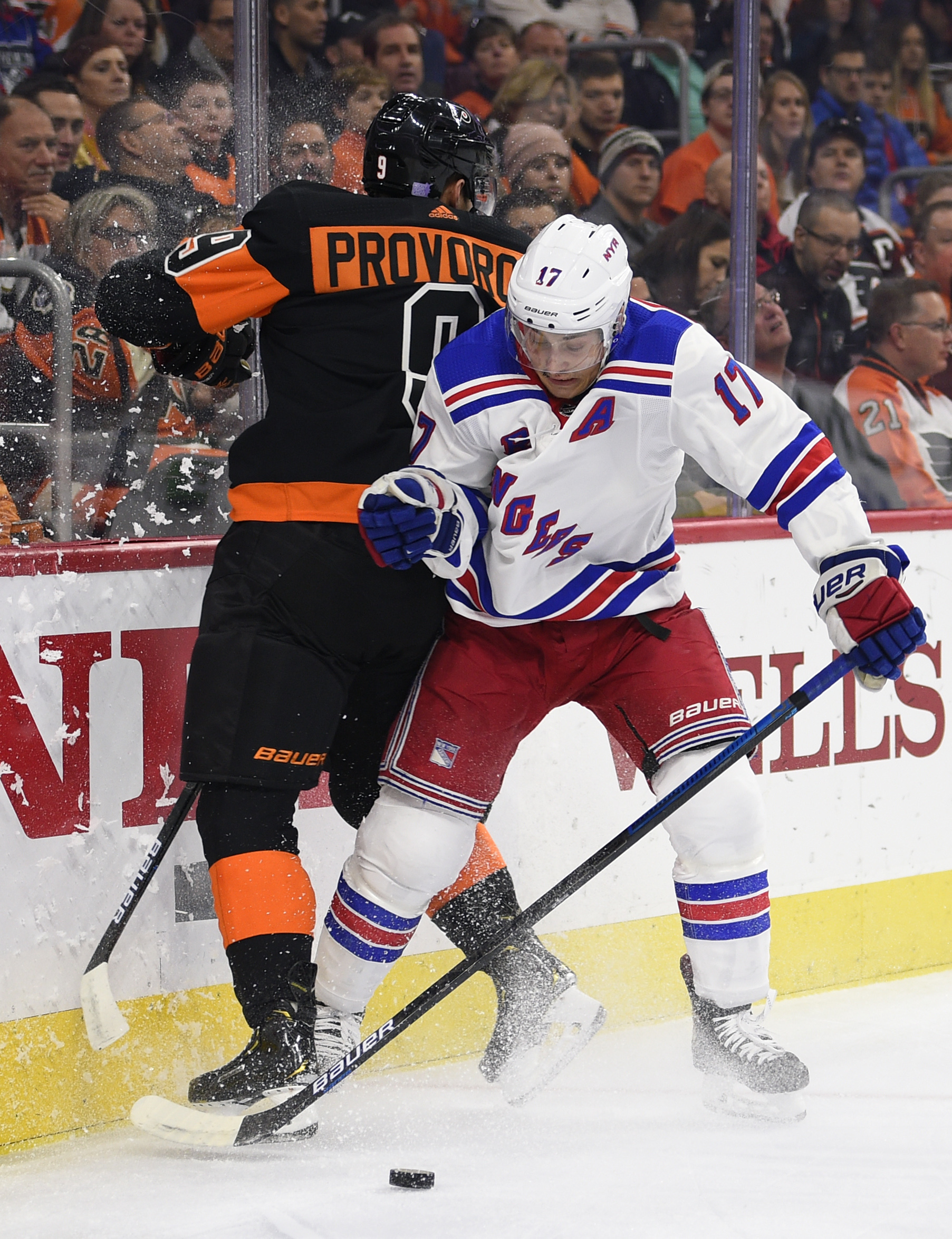 Couturier, Konecny lead Flyers over Rangers 4-0