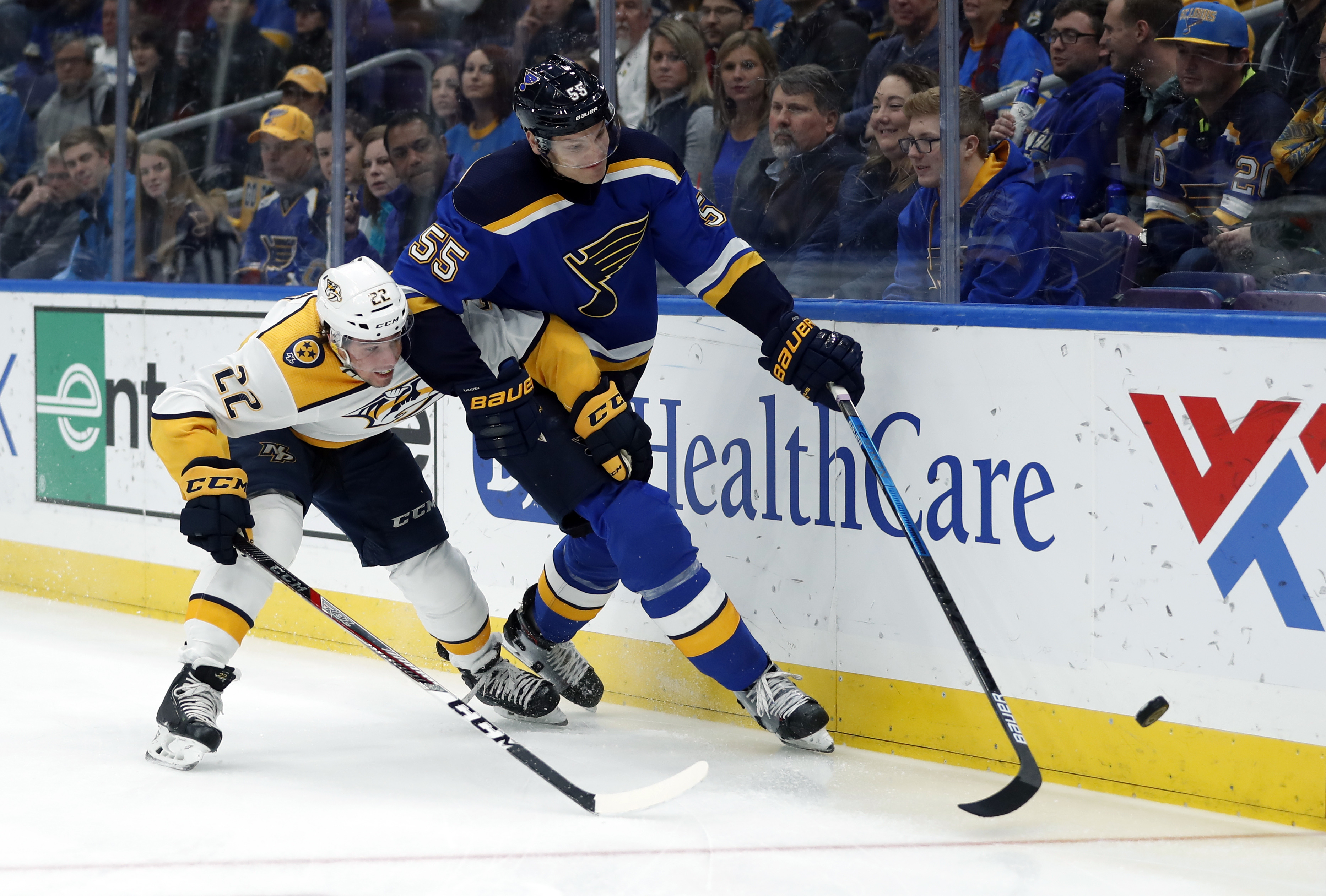 O'Reilly, Schenn score, as Blues defeat Predators 6-2