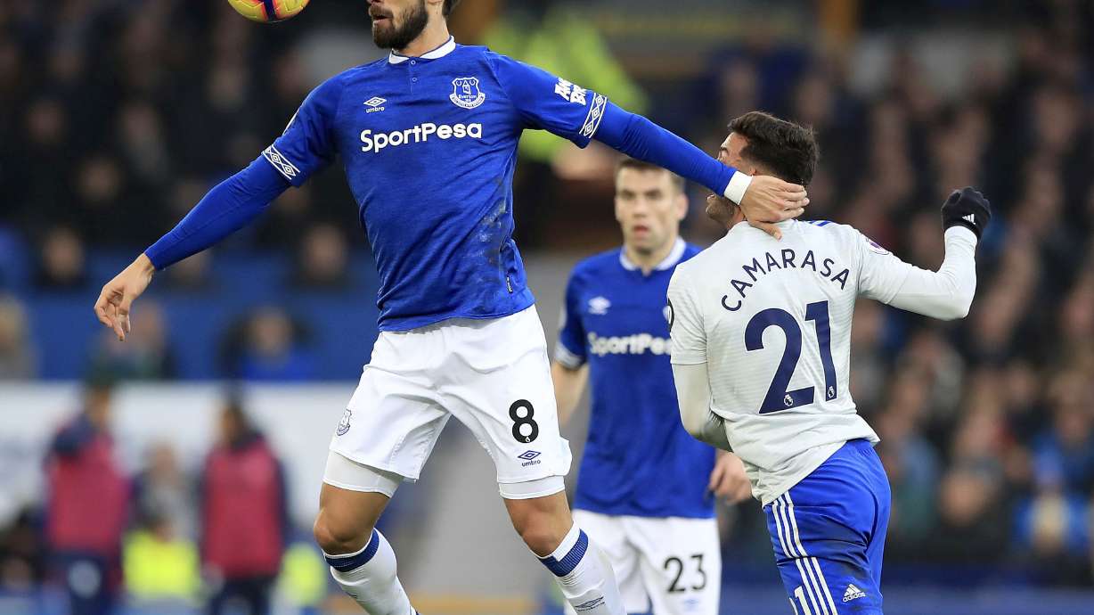Everton moves up to 6th in EPL after beating Cardiff 1-0
