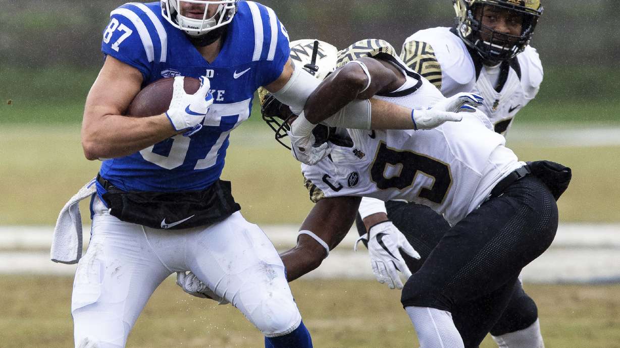 Wake Forest bowl eligible with 59-7 win over Duke