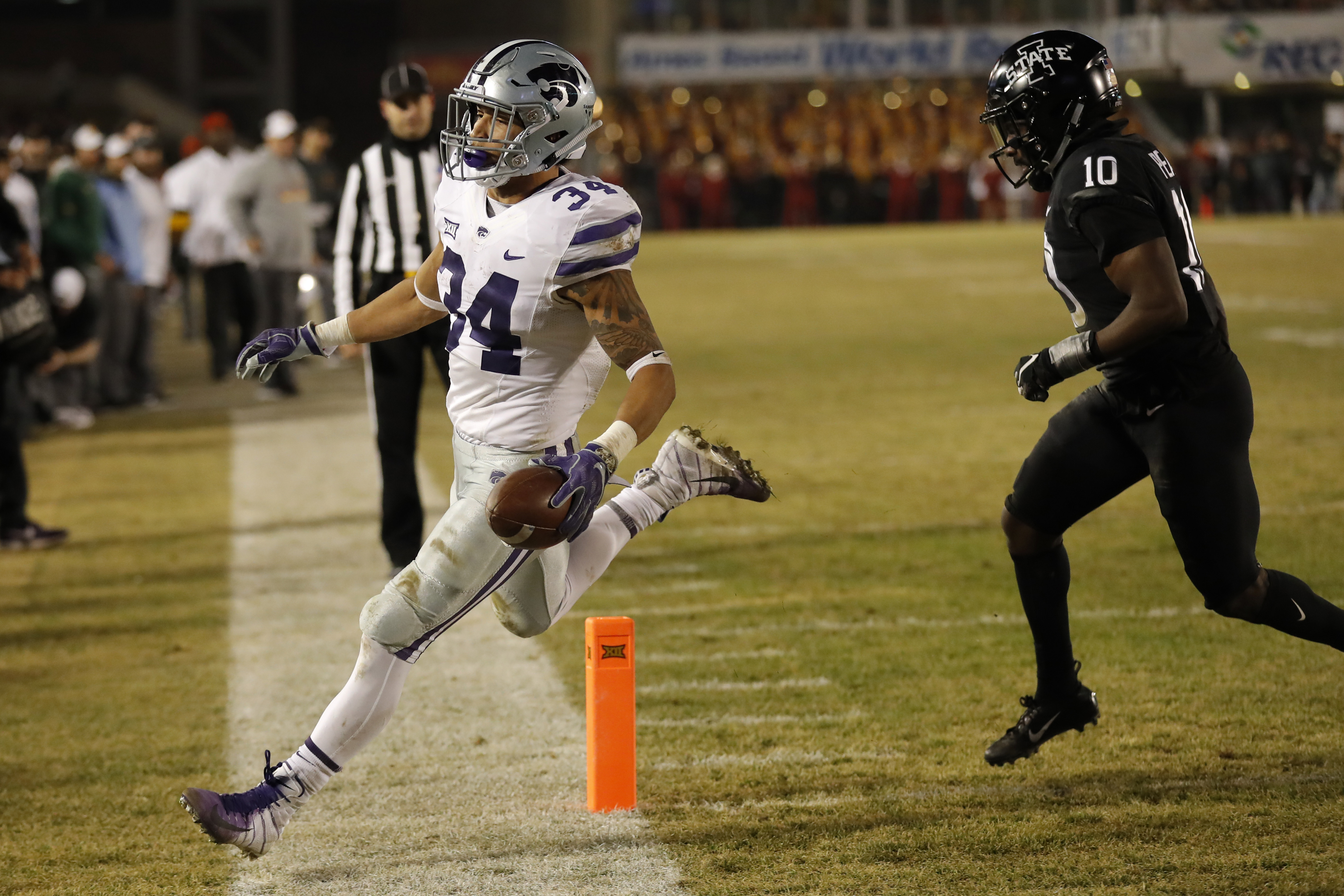 No. 25 Iowa State rallies to stun K-State 42-38
